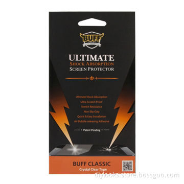 Buff Anti-shock Protective Screen for iPhone 4S (Front Screen + Back Cover)